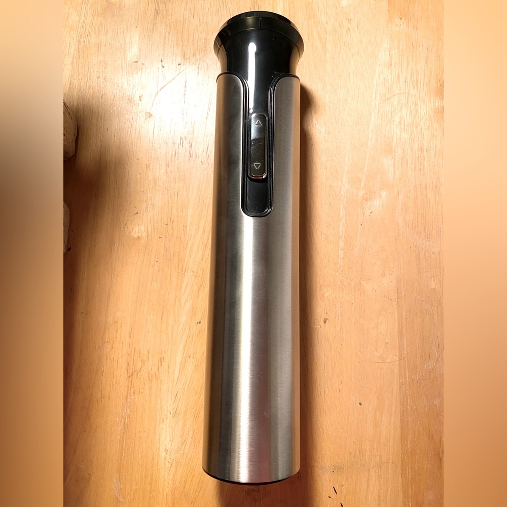 Houdini electric corkscrew, electric bottle opener, bottle opener